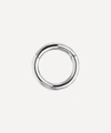 Maria Tash 5mm Plain Hoop Earring In White Gold