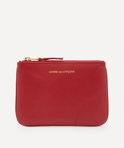 Comme Des Garçons Classic Leather Pouch In Red