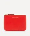 Comme Des Garçons Classic Leather Pouch In Orange