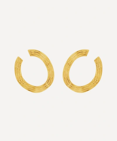 Anissa Kermiche Gold-plated Ecorce Doree Hoop Earrings