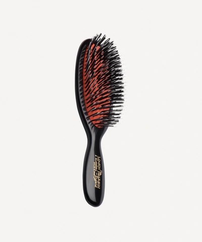 Mason Pearson Pocket Mixed Bristle Bn4 Hair Brush In Black