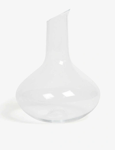 Georg Jensen Sky Glass Wine Carafe And Coaster In Clear