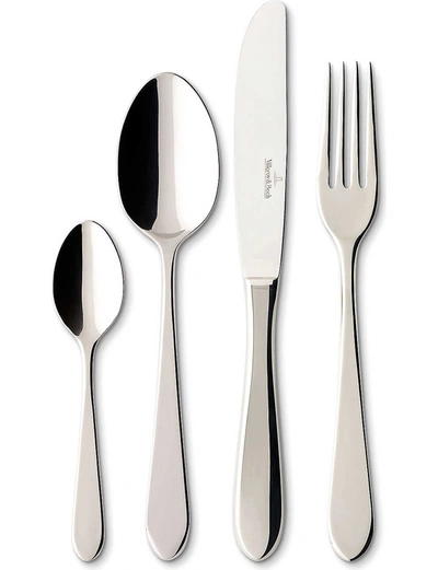 Villeroy & Boch Kreuzband Septfontaines 24-piece Cutlery Set In Silver