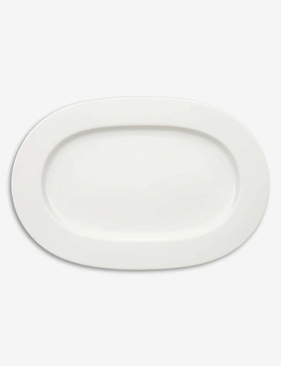 Villeroy & Boch White Pearl Oval Platter (41cm) In Multi