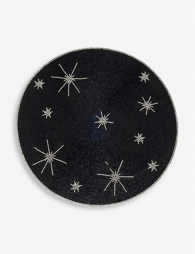 Joanna Buchanan Star-embroidered Cotton Coaster 10cm