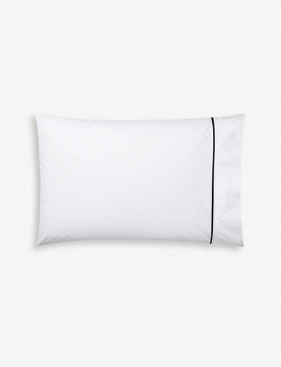 Ralph Lauren Navy Westbank Cotton Pillowcase 51cm X 76cm