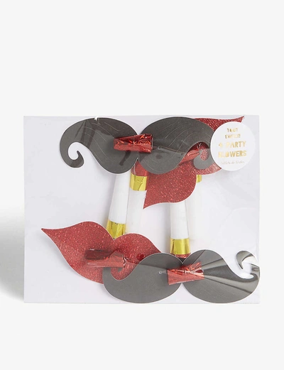 Meri Meri Lips And Moustache Party Blower Wedding Decorations Pack Of 4