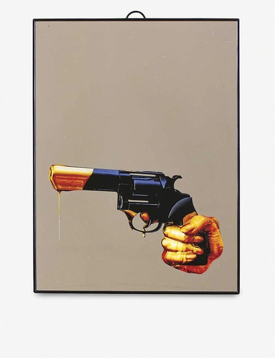 Seletti Toiletpaper Plastic And Glass Revolver Mirror