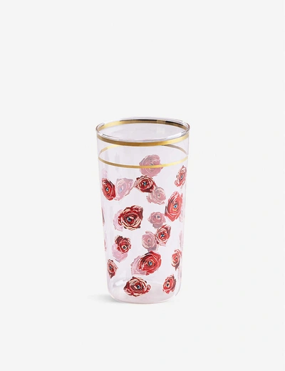 Seletti Toiletpaper Printed Glass Tumbler 13cm