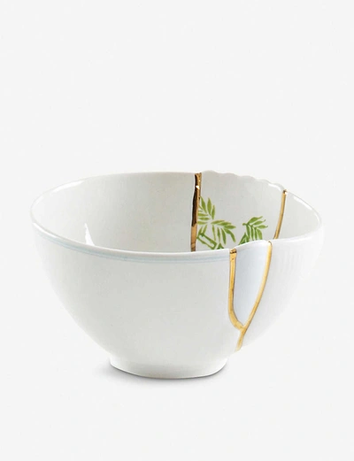 Seletti Kintsugi N3 Porcelain And 24ct Gold Bowl 15.2cm