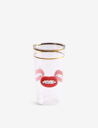 Seletti Toiletpaper Printed Glass Tumbler 13cm