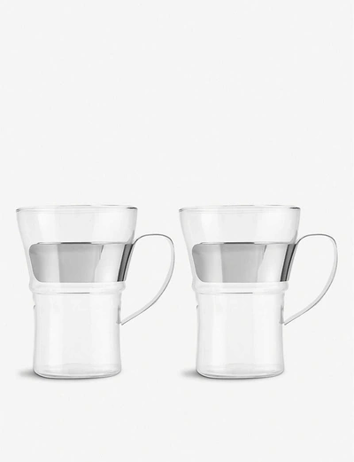 Bodum Pair Of 2 Assam Coffee Glasses In Clear