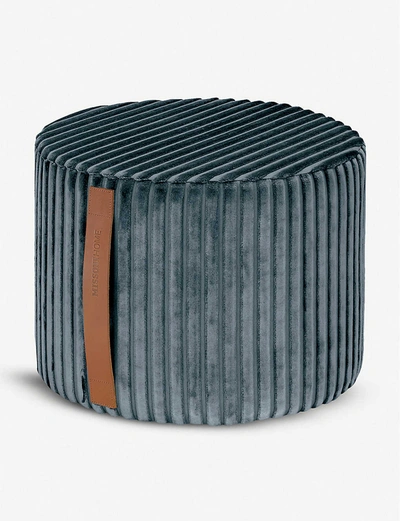 Missoni Coomba Velvet Cylindrical Pouf 30cm