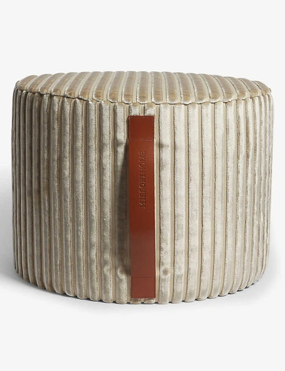 Missoni Coomba Velvet Cylindrical Pouf 30cm