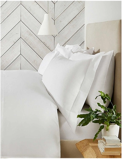 The White Company Essentials Egyptian-cotton Standard Pillowcase 50x75cm In White