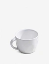 The White Company Portobello Stoneware Mug 7.7cm In White