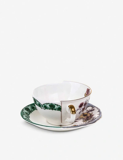 Seletti Isidora Hybrid Porcelain Teacup And Saucer