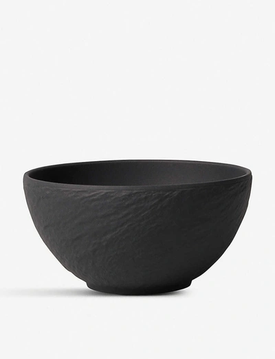 Villeroy & Boch Manufacture Rock Porcelain Bowl 14cm In Black
