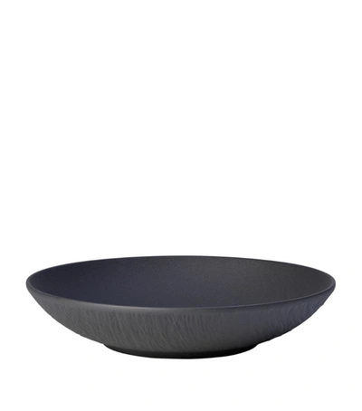 Villeroy & Boch Manufacture Rock Porcelain Bowl 24cm In Black