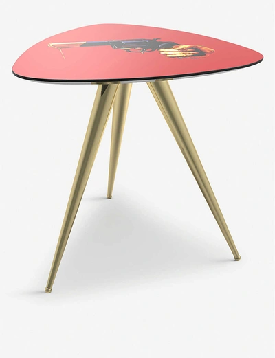 Seletti Revolver Wooden Side Table 48cm