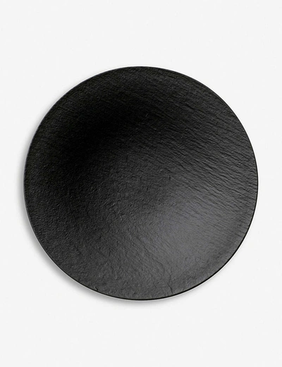 Villeroy & Boch Manufacture Rock Porcelain Bowl 28 Cm In Black