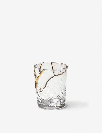 Seletti Kintsugi Glass And Gold Tumbler