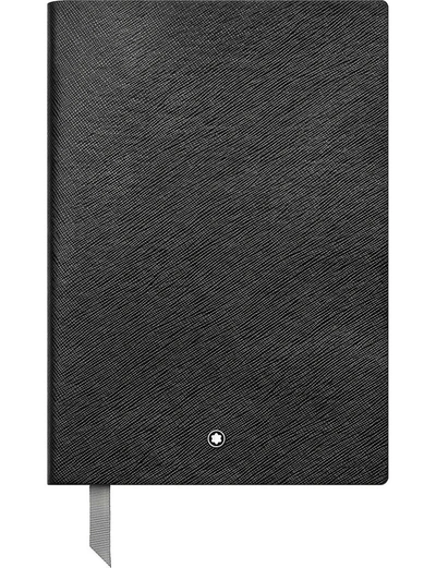Montblanc Fine Stationery Lined Notebook In Black