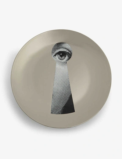 Fornasetti T&v Porcelain Wall Plate 26cm