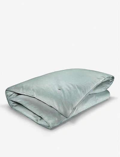 Ralph Lauren Evergreen Oxford Yarn Dyed Cotton Duvet Cover Double