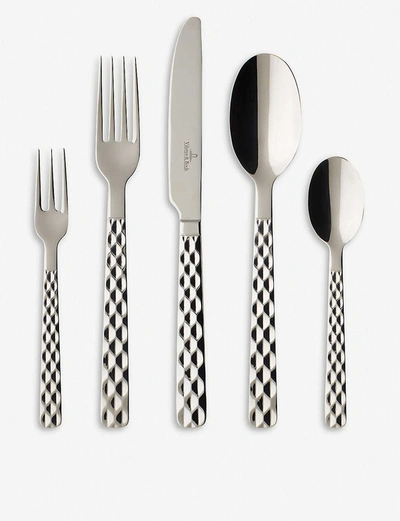 Villeroy & Boch Boston 30-piece Stainless Steel Cutlery Set In Silver