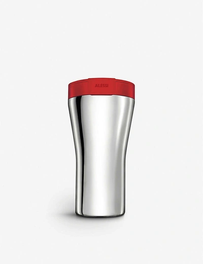 Alessi Caffa Stainless Steel Reusable Coffee Cup 400ml In Nocolor