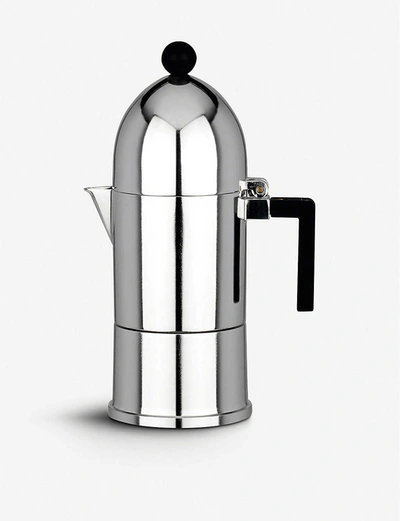 Alessi Black La Cupola Three-cup Espresso Coffee Maker