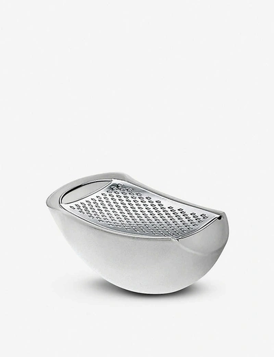 Alessi Parmenide Grater With Cheese Cellar In Ice
