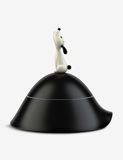 Alessi Lula Dog Bowl With Lid In Black