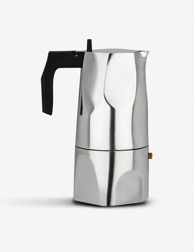 Alessi Ossidiana Aluminium Casting Espresso Coffee Maker 22.5cm In Nocolor