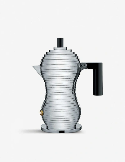 Alessi Pulcina Aluminium Casting Espresso Coffee Maker 16.5cm In Nocolor
