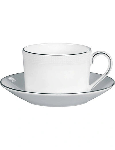 Vera Wang Wedgwood Vera Wang @ Wedgwood Blanc Sur Tea Cup In White