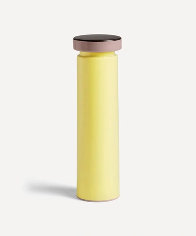 Hay Medium Stainless Steel Pepper Grinder 20cm In Yellow