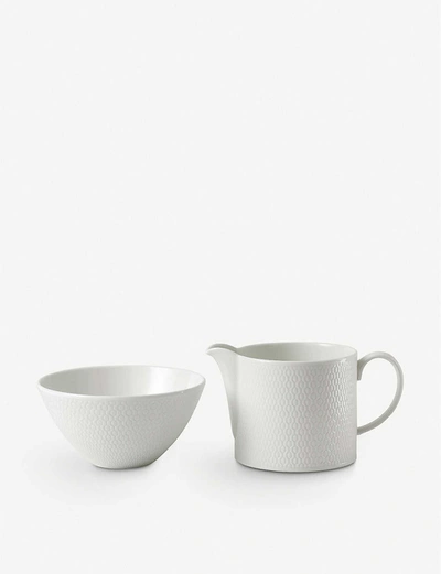 Wedgwood Cream Gio Fine Bone China Cream And Sugar Set Of Two