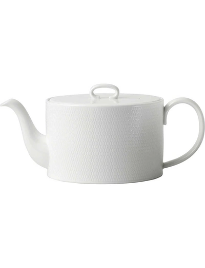 Wedgwood White Gio Fine Bone China Teapot 1l