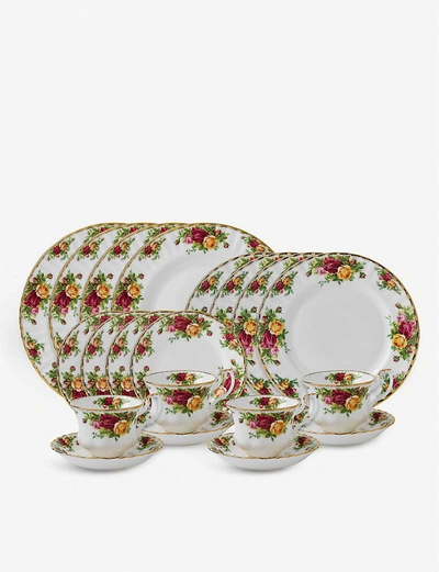 Royal Albert Old Country Roses 20 Piece Tea Set