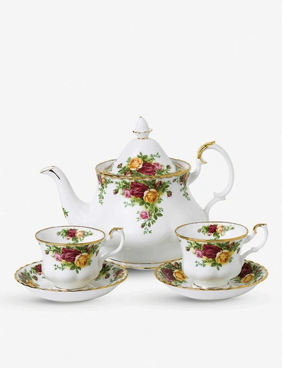 Royal Albert Old Country Roses 5-piece Tea For Two Set