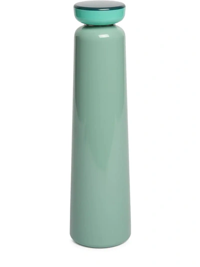 Hay Sowden Large Stainless Steel Bottle 500ml In Green