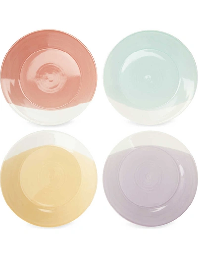 Royal Doulton 1815 Brights Porcelain Plates Set Of Four 23cm