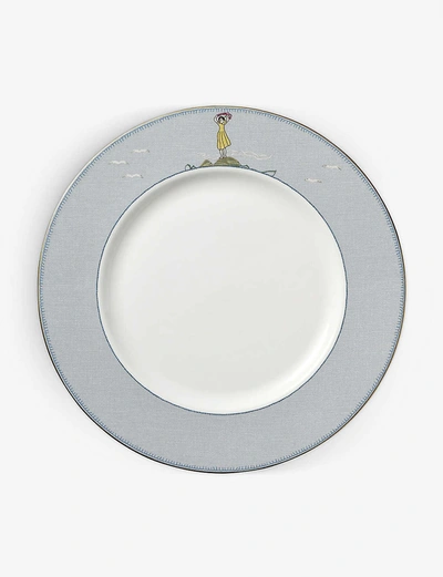 Wedgwood Sailor's Farewell China Dinner Plate 27cm In Grey