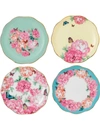 Royal Albert Miranda Kerr Set Of 4 4in Plates In Multi