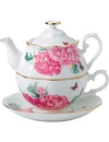 Royal Albert Miranda Kerr For  Frienship Tea For One Set In Open