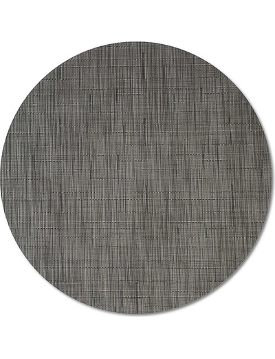 Chilewich Bamboo Round Placemat In Grey Flnl