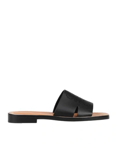 Loewe Sandals In Black