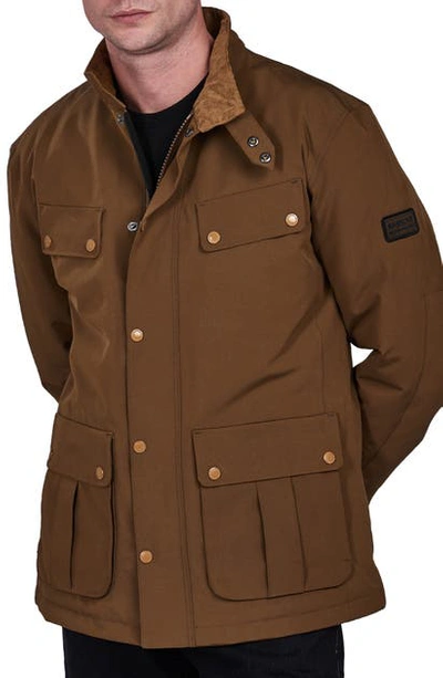 Barbour International Duke Waterproof Jacket In Sand